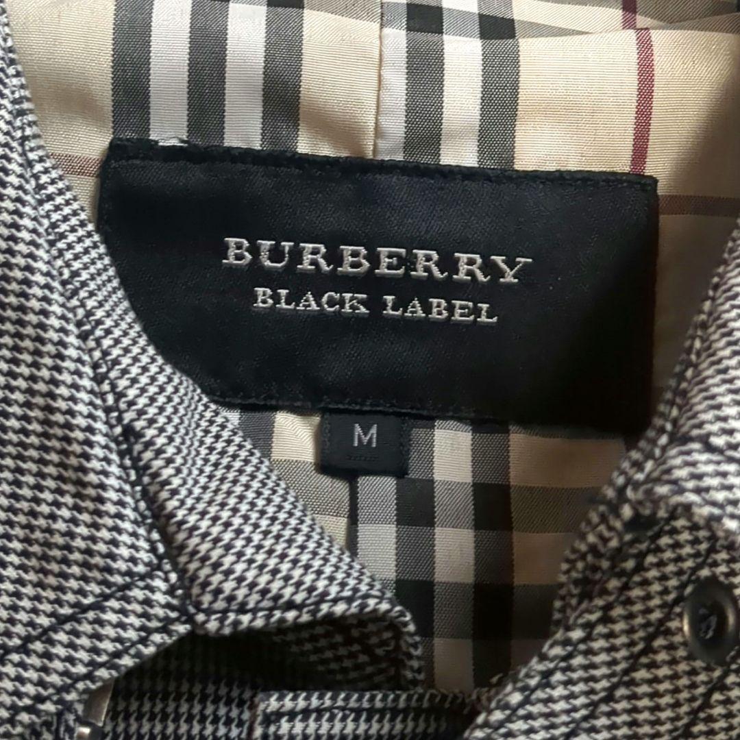 【美品】バーバリーブラックレーベル☆グレンチェック　ノバチェック　コート　メンズ