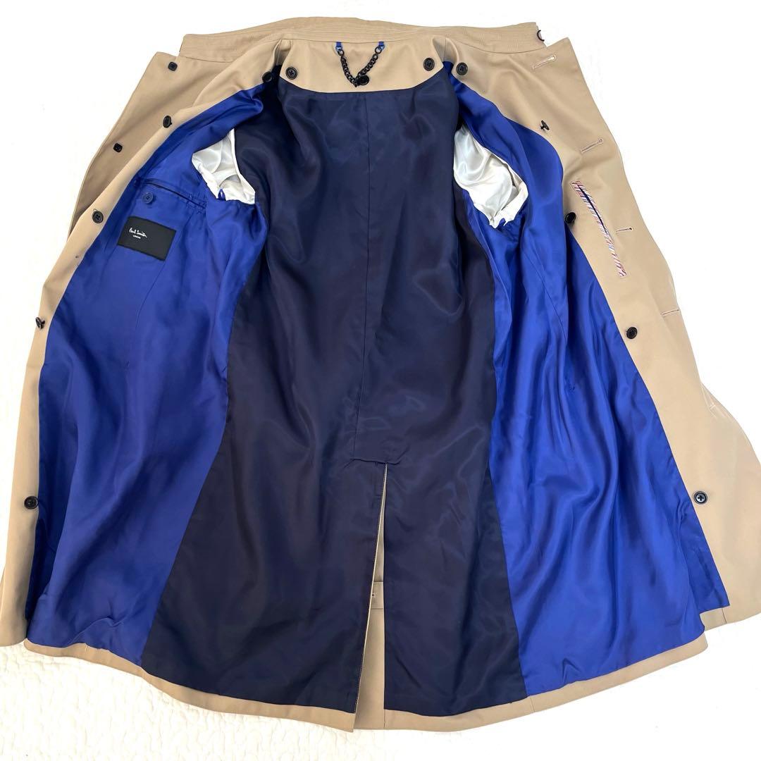 極美品　Paul Smith ポールスミス　インナー付ハーフトレンチコート　L