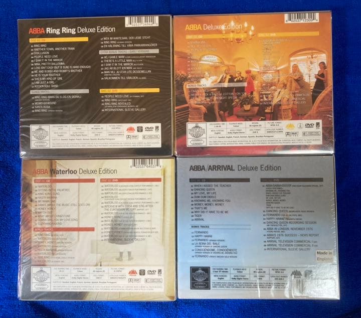 【廃盤貴重CD+DVD】ABBA『Deluxe Edition』9枚セット+1