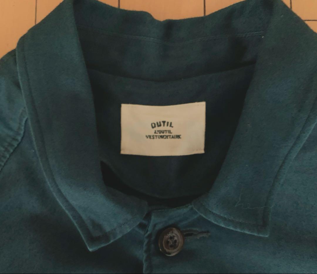 outil 21aw MANTEAU UZES モールスキン トレンチコート