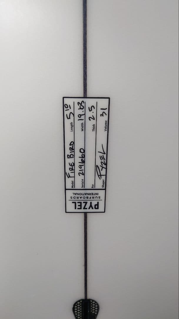 PYZEL ショートボード ファイヤーバード Firebird