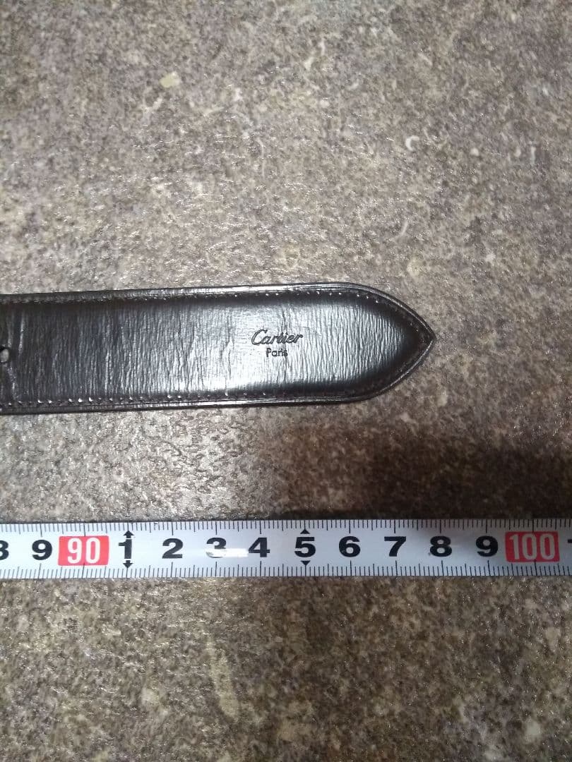 84【正規品】カルティエ アルディロン タンク シルバー　ベルト