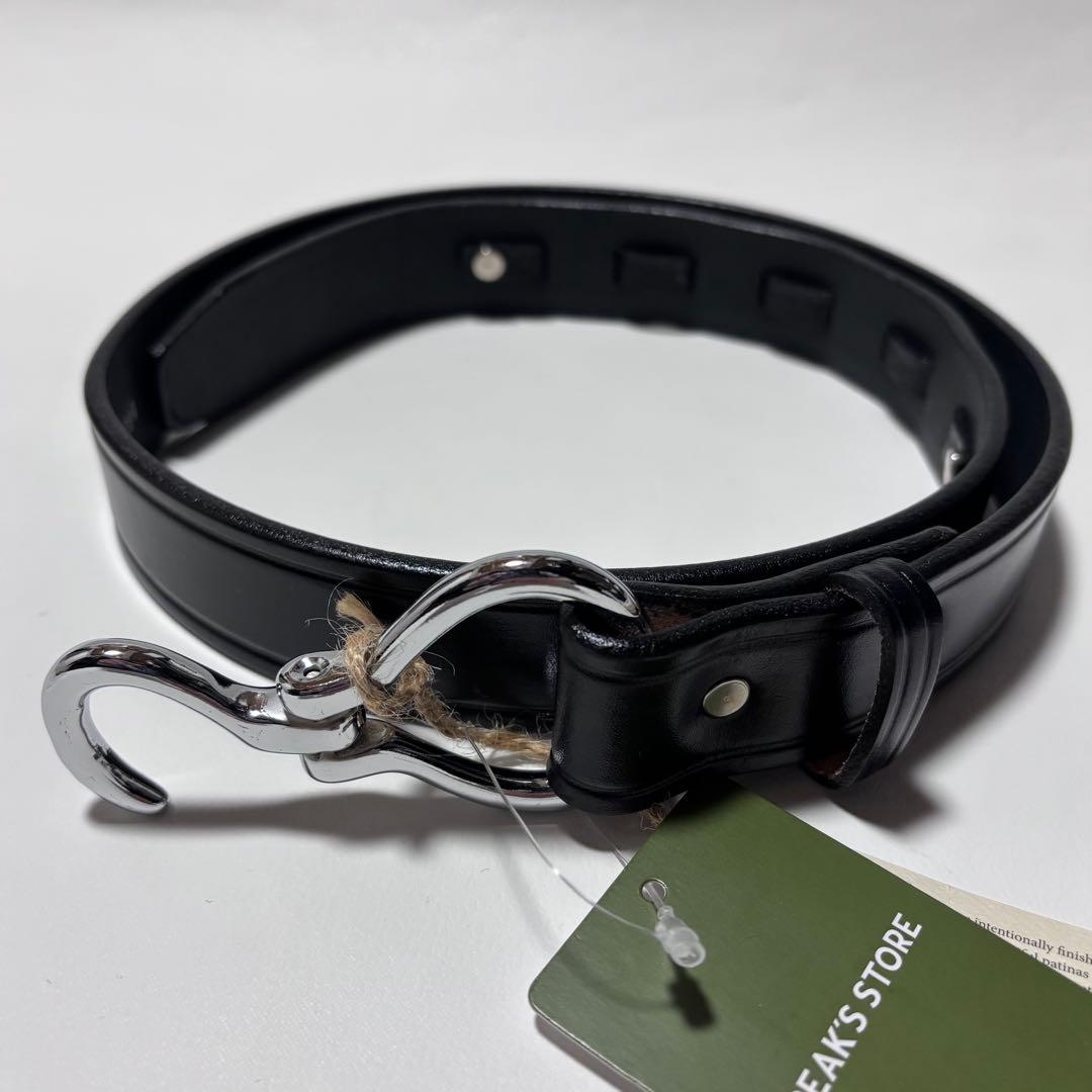 新品 TORY LEATHER Nickel Hoof Pick Belt 34