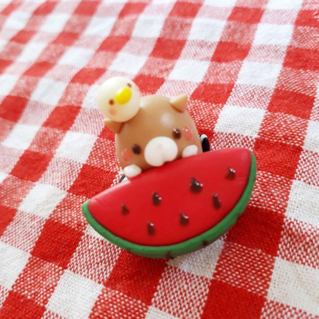 食いしん坊ハムスター♡スイカ