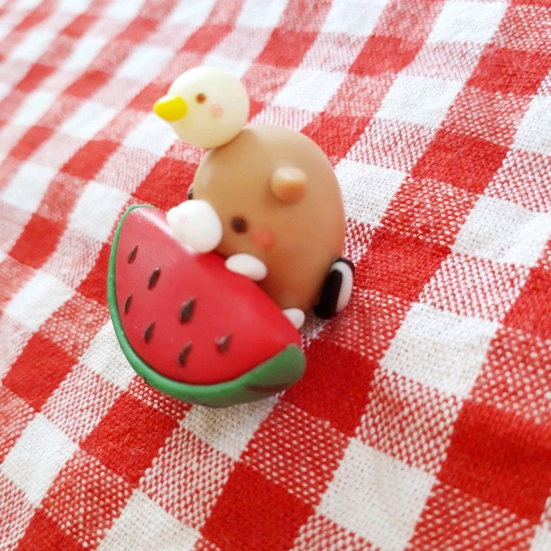 食いしん坊ハムスター♡スイカ