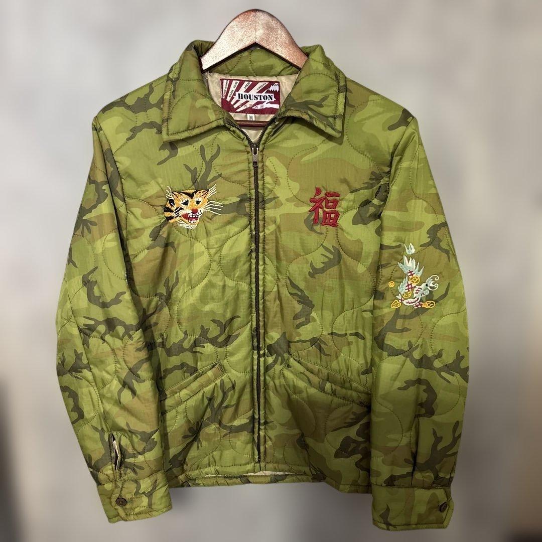 【美品】HUSTON ヒューストン ベトジャン キルティングジャケット M