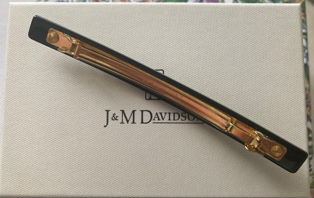 【新品未使用】ALEXANDRE DE PARIS J&M ブラックバレッタ