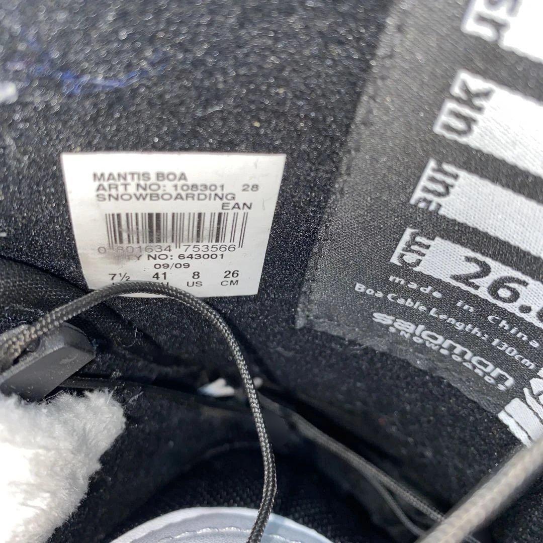 SALOMON MANTIS BOAスノーボードブーツ ブラック