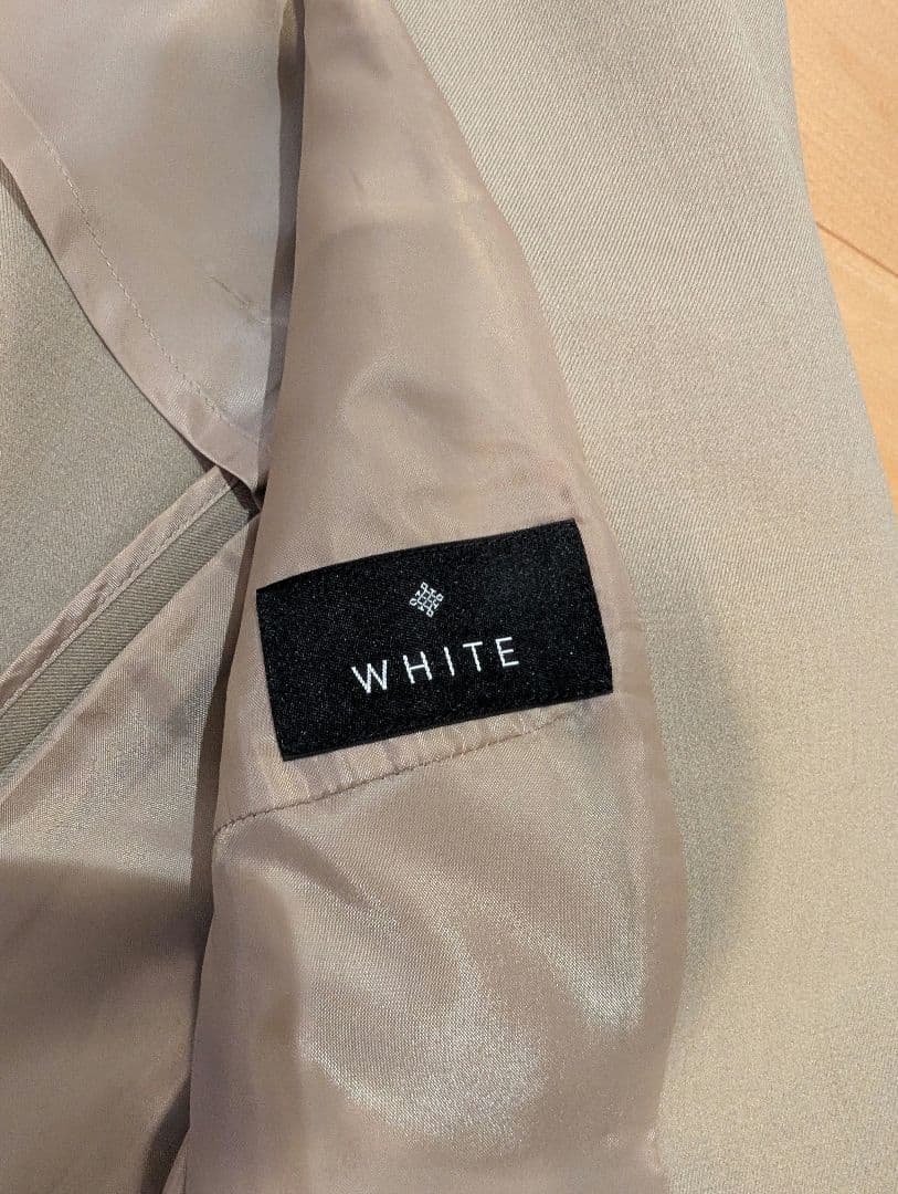 SUIT SQUARE ベージュ ビジネススーツ パンツスーツ上下 サイズ40