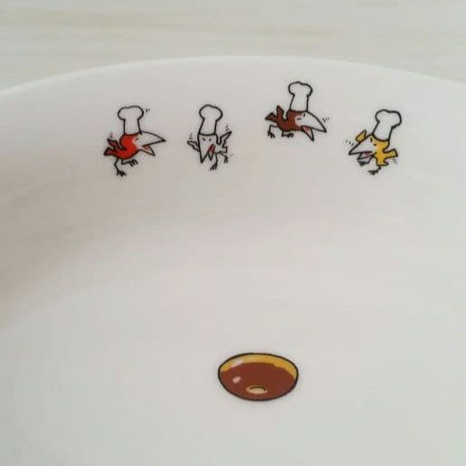 新品　からすのパンやさん　カレー皿