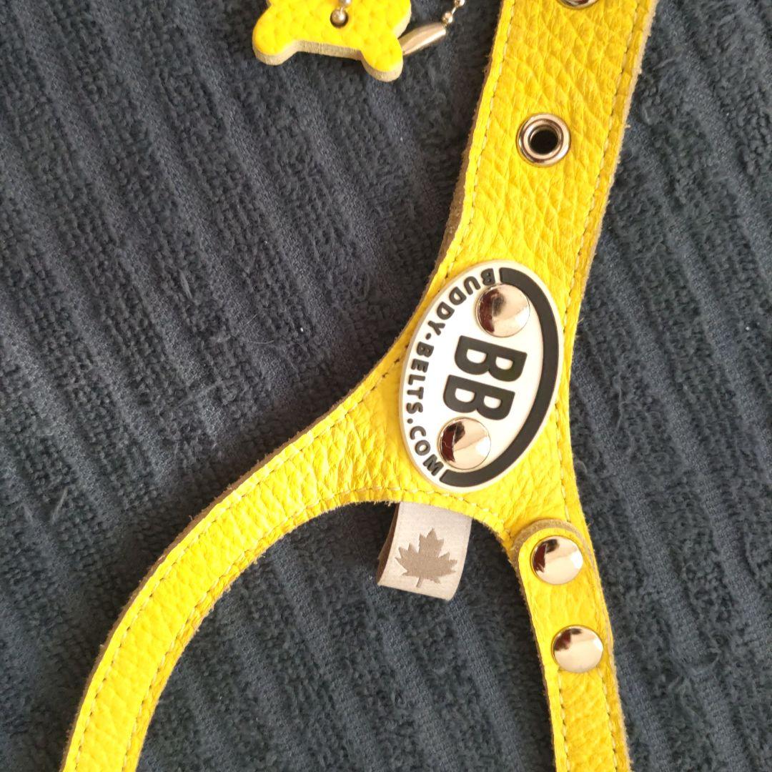 バディベルト ６号BBベルトハ－ネス！チャ－ム付き カナリアイエロー