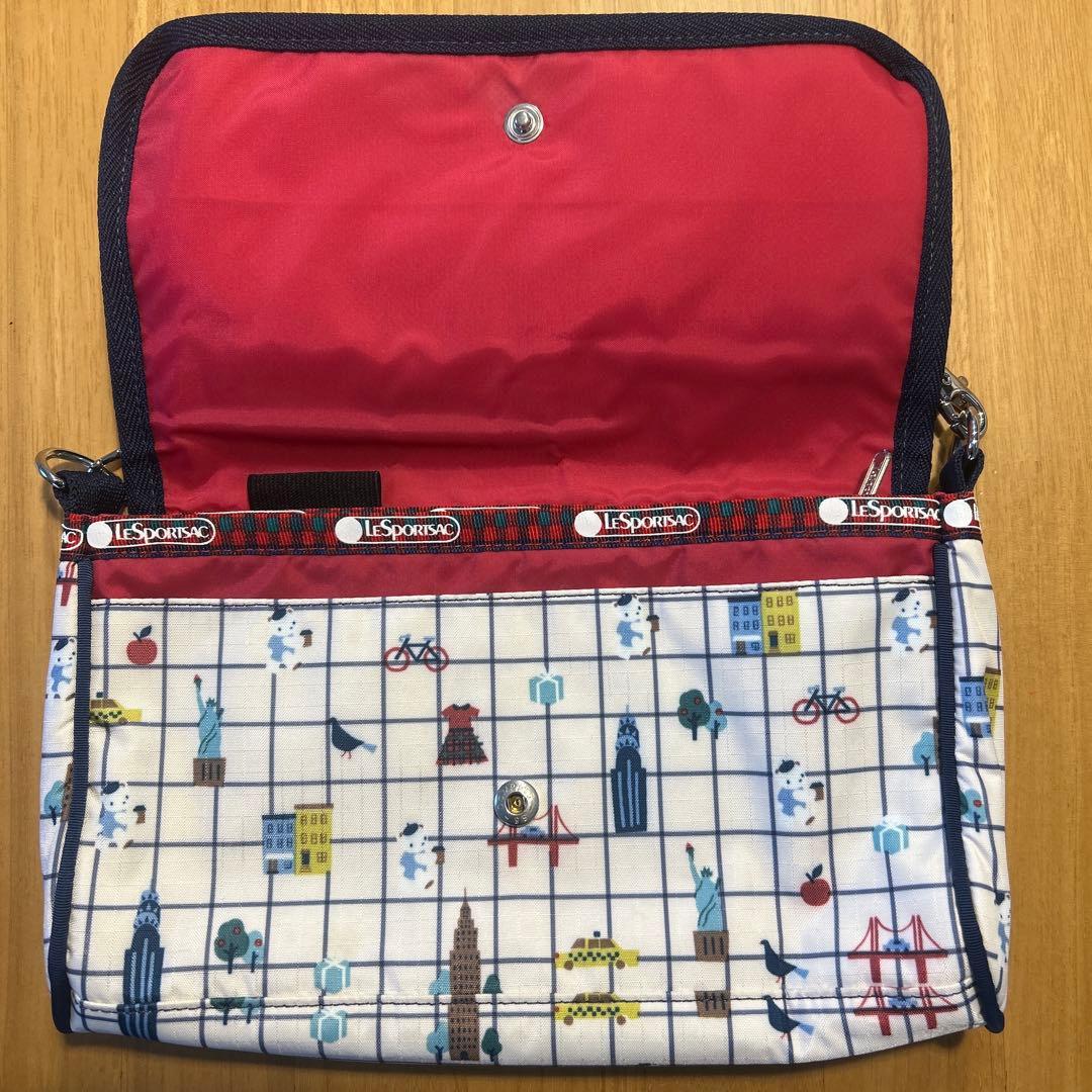 familiar×LeSportsac ウォレットショルダーバッグ