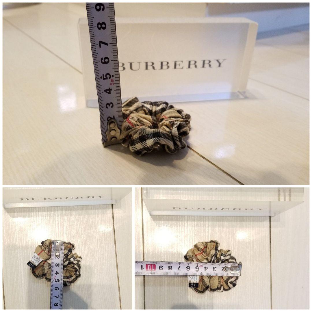 バーバリー新品未使用ミラー 未使用近ヘアゴム ノバチェックベージュ美品2点セット