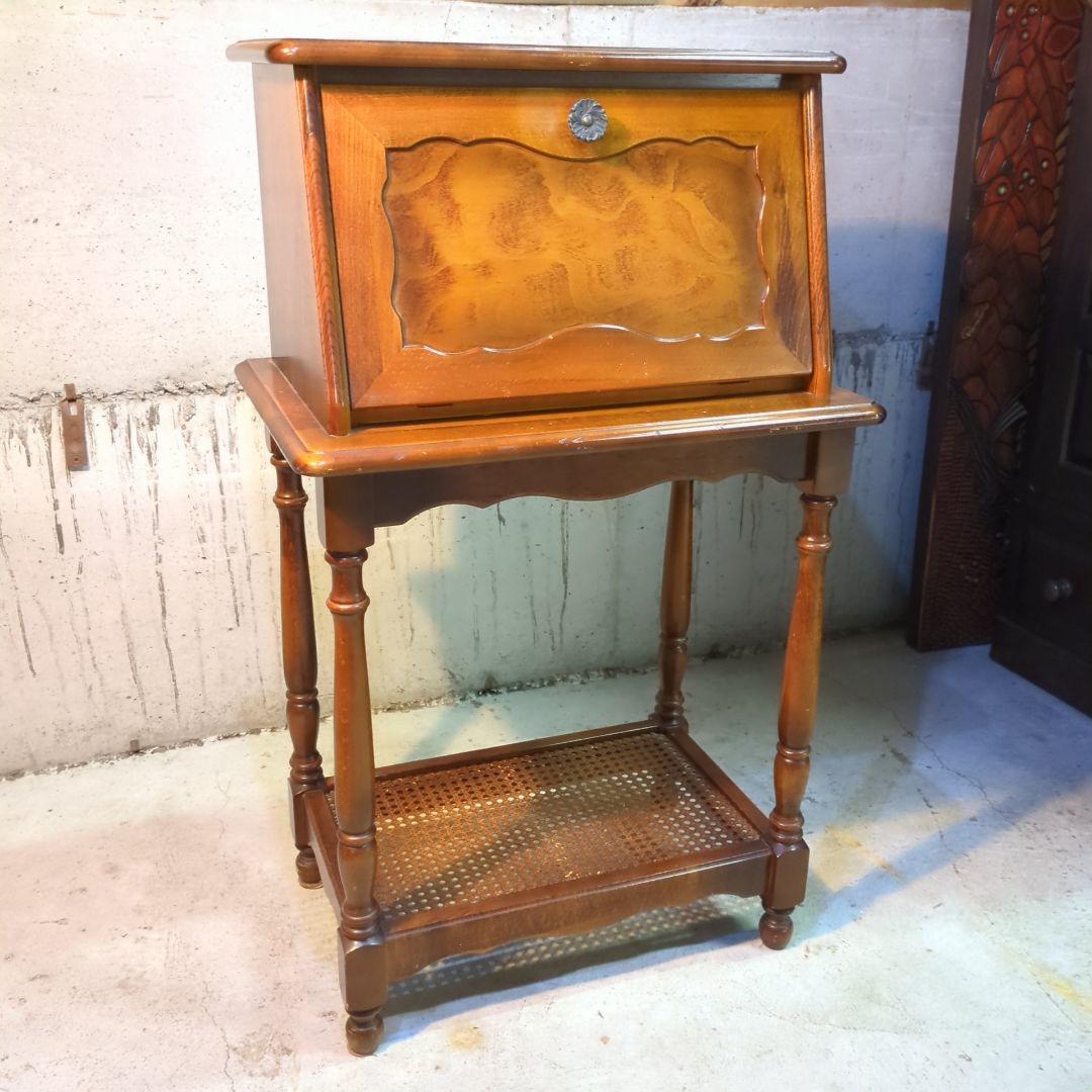 カリモク家具 コロニアル ライティングビューロー デスク ★ヴィンテージ