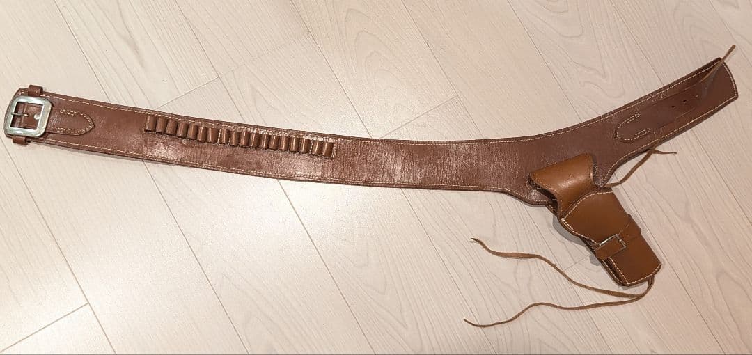 ウェスタンガンベルト ブラウン　NGH