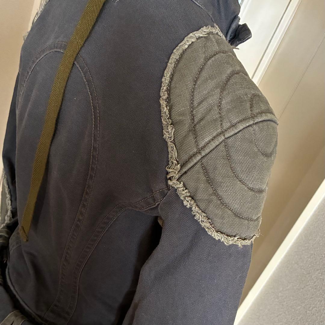 希少LGBミリタリー ジャケット ライダース ルグランブルーL.G.Bレア