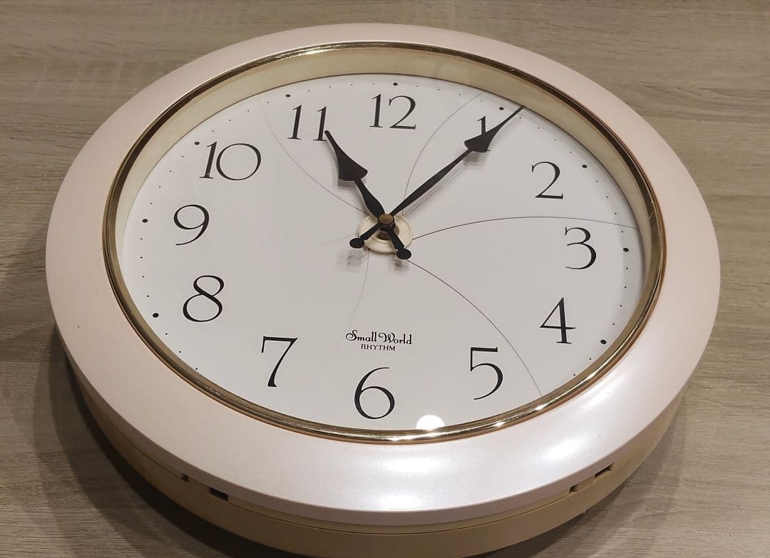 リズム時計 スモールワールド エクロール 【ジャンク品】 からくり時計 掛け時計