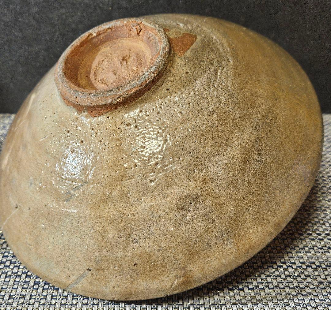 朝鮮古美術　朝鮮古陶磁　韓国古陶磁　高麗青磁　李朝青磁　径20.1cm鉢　菓子鉢