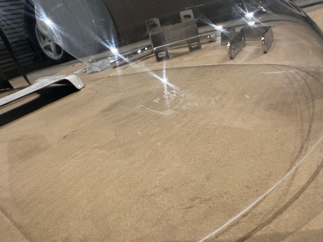 汎用ロケットカウル FRP 白ゲル ・ステー一式セット