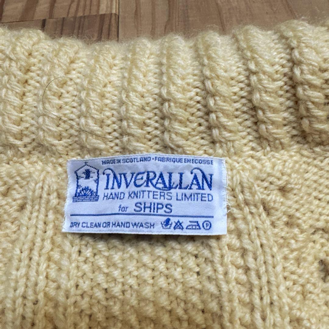 しょうちゃんさま 専用 インバーアラン シップス別注 アランニット M〜Ｌ相当