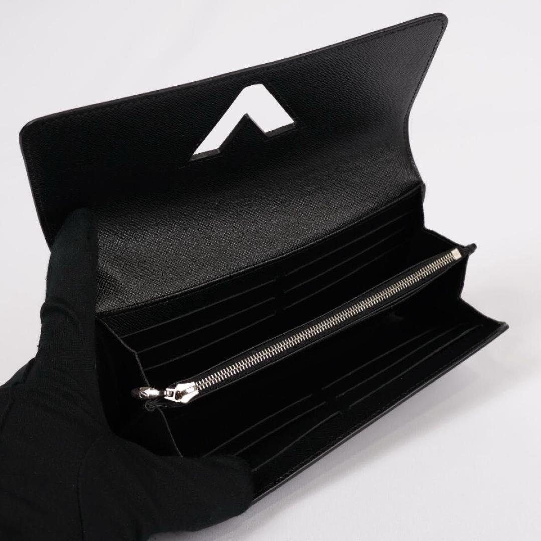 【超極美品】ルイヴィトン　ポルトフォイユツイスト　長財布　プラティーヌ