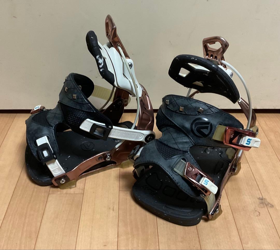 FLOW PRIMA ビンディング Mサイズ　ブラック/ピンクゴールド/ホワイト