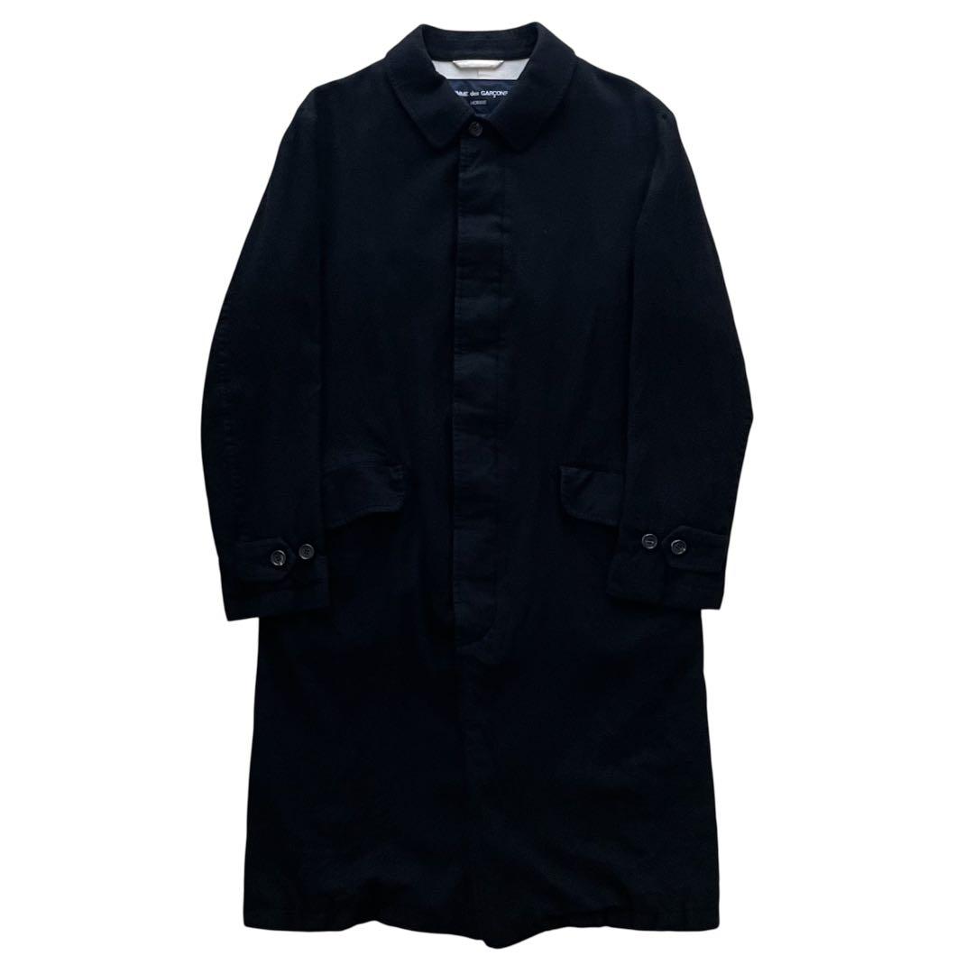 【美品】コムデギャルソンオム 20AW ウールサージ縮絨 バルマカーン コート