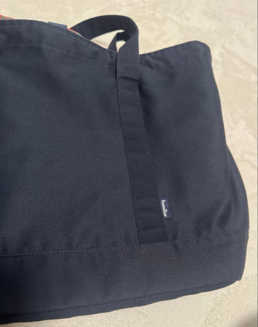 極美品♡ファミリア♡マザーズバッグ♡オムツポケット付き♡日本製♡綿100%