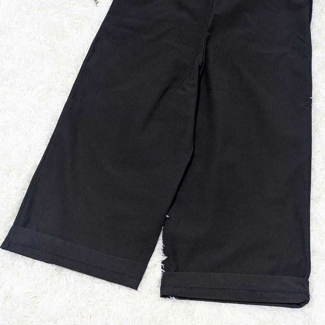 新品タグ付き✨マチャット　Uネックオールインワンサロペット　ブラック大きいサイズ