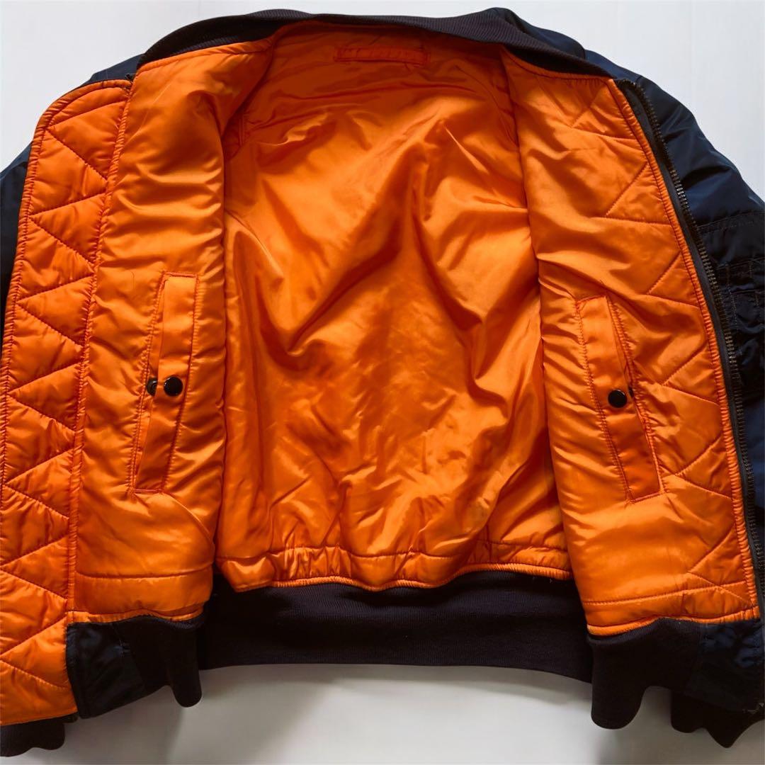 USA製 ALPHA フライトジャケット 68年モデル復刻 MA-1 Mサイズ