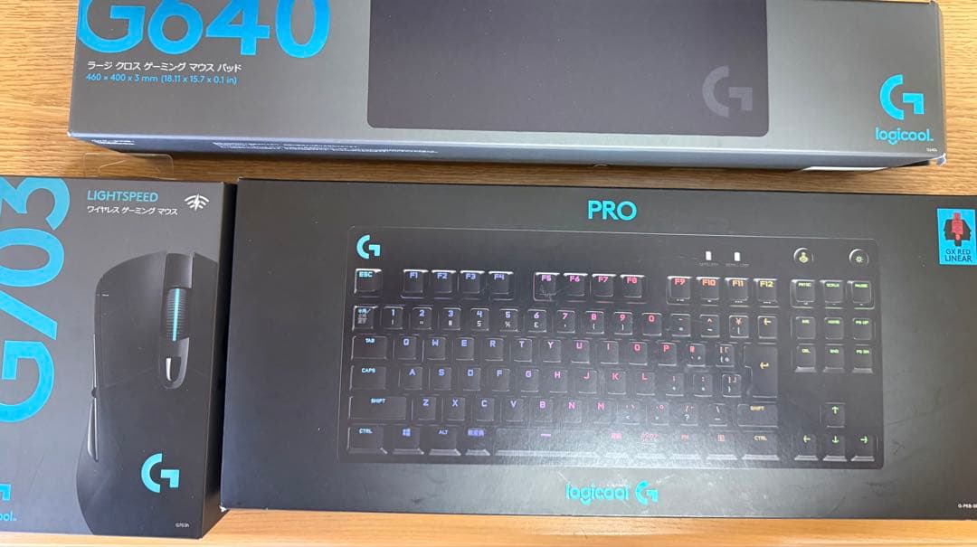 Logicool キーボード、マウス、マウスパッドセット