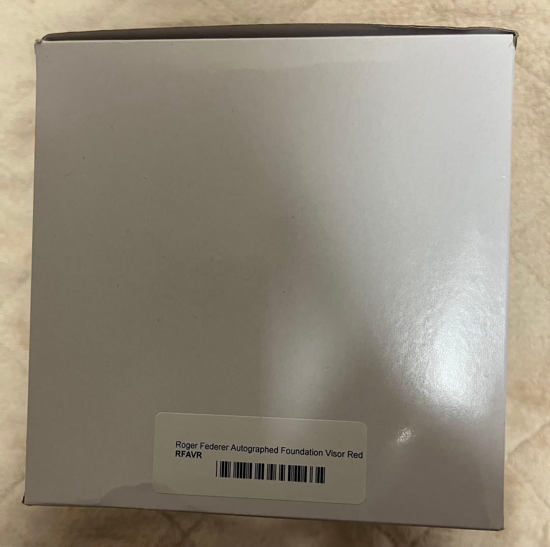 記念グッズ NIKE RF FOUNDATION AUTOGRAPH VISOR RED