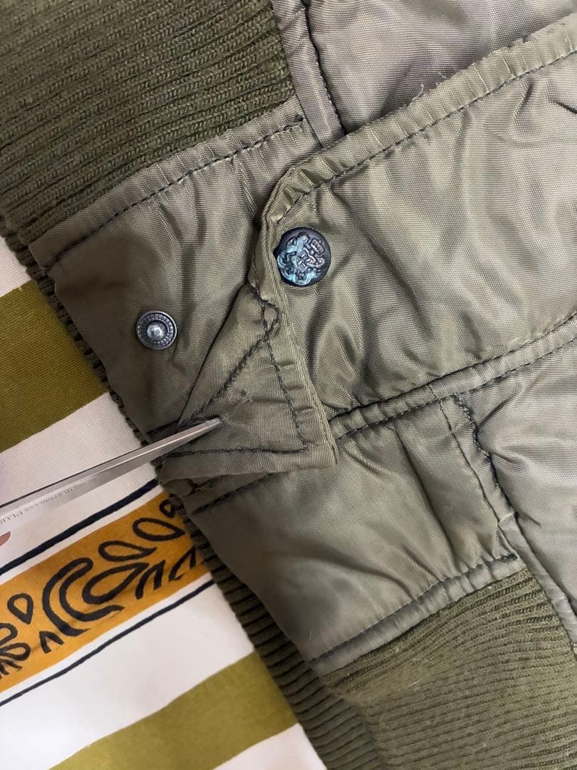 CalmFow◾️N-2Bフライトジャケット ◾️ファー&フード付きカームフロウ