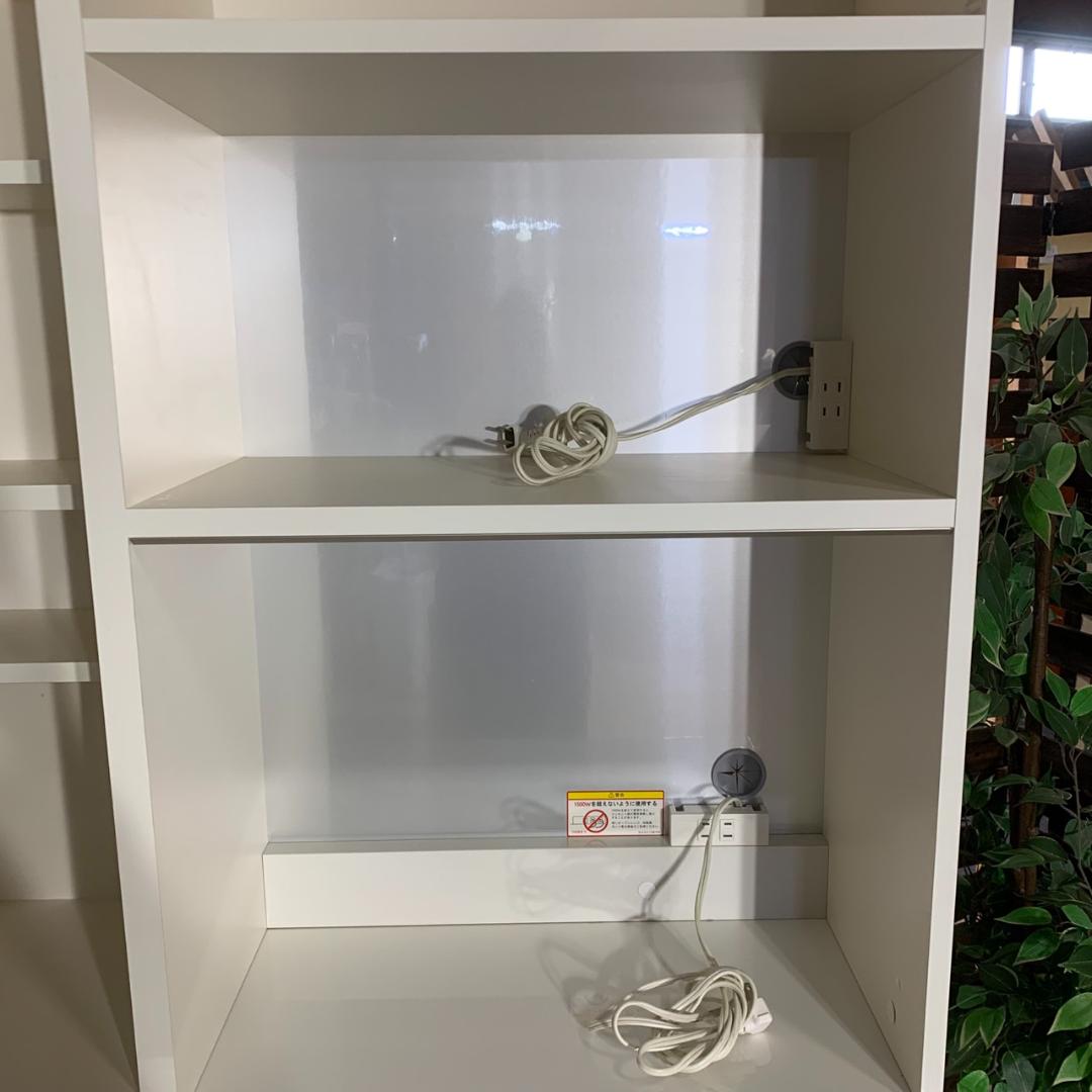 J834 パモウナ 食器棚 幅90cm キッチンボード キャビネット