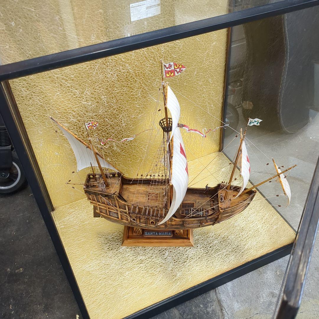 サンタマリア模型 ディスプレイケース付き