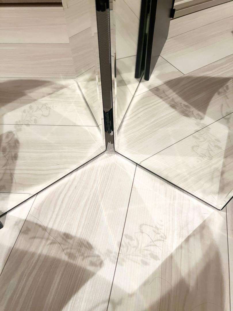 【美品】ローラアシュレイLaura Ashley エリーゼトリプルミラー 三面鏡