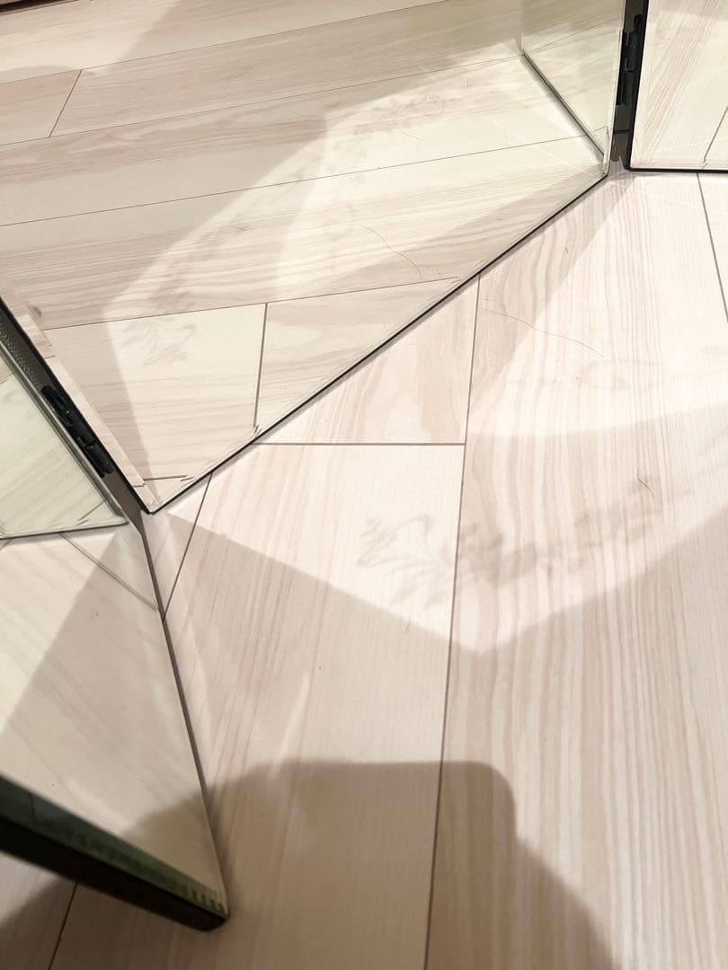 【美品】ローラアシュレイLaura Ashley エリーゼトリプルミラー 三面鏡