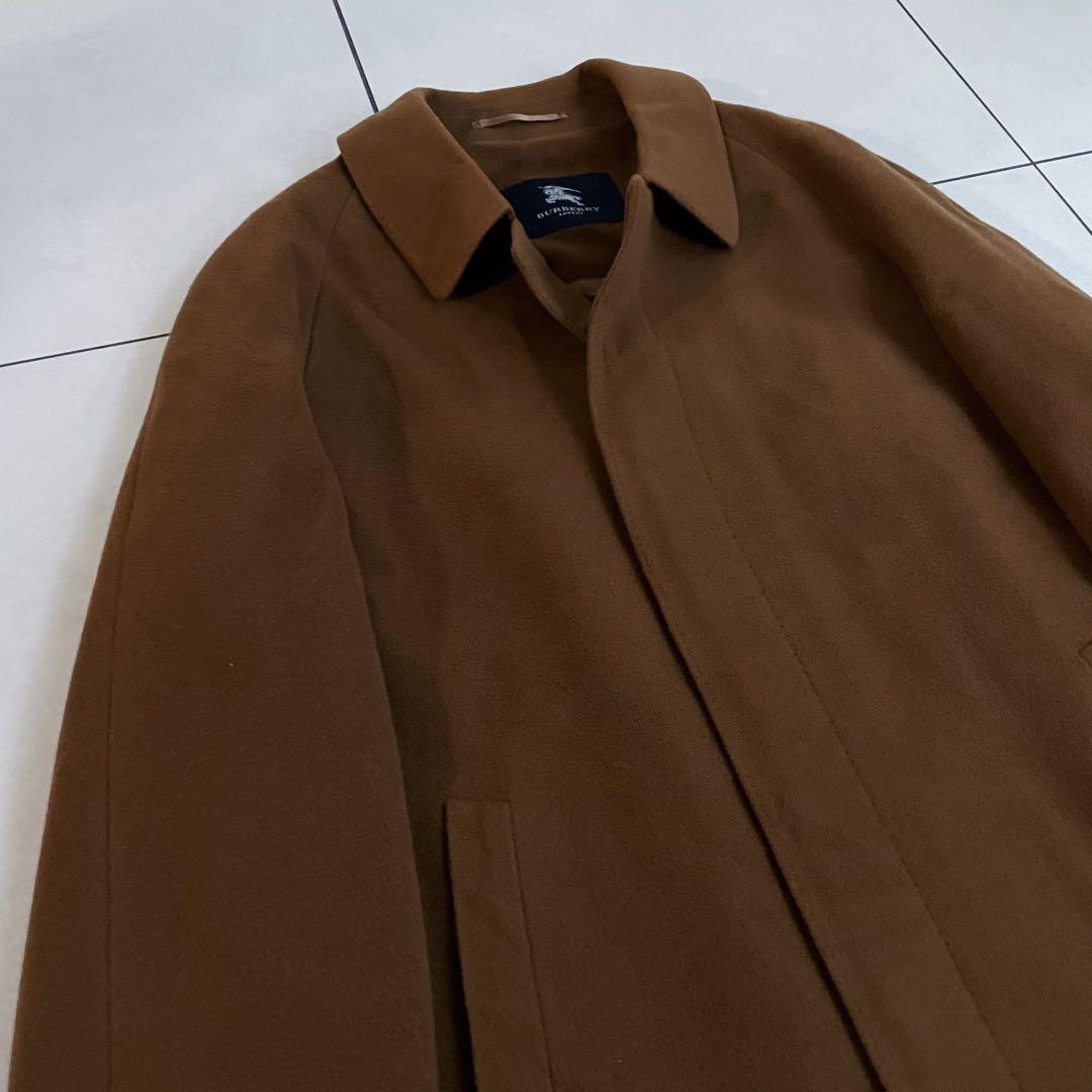【Burberry】カシミヤ混 ウール ステンカラーコート