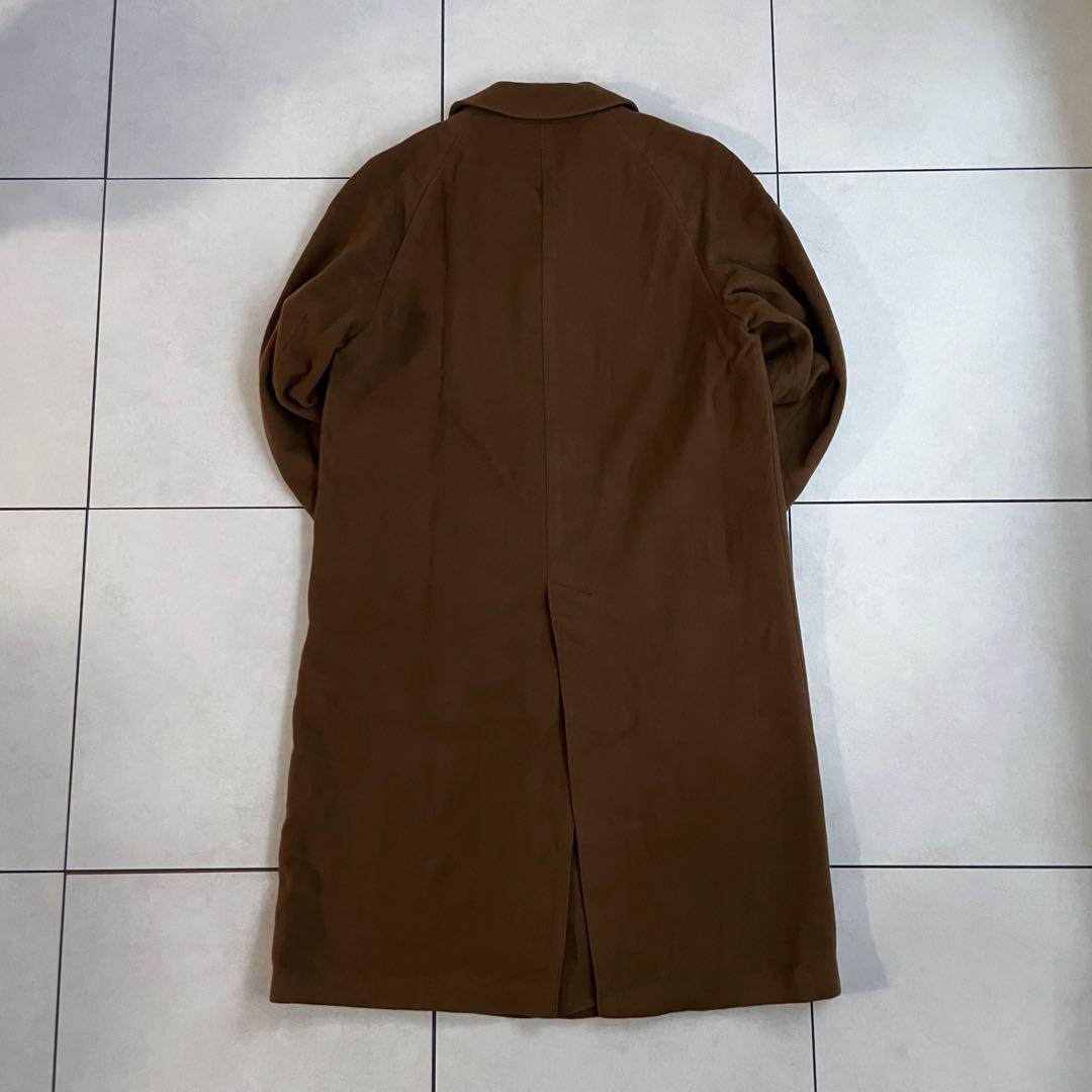 【Burberry】カシミヤ混 ウール ステンカラーコート