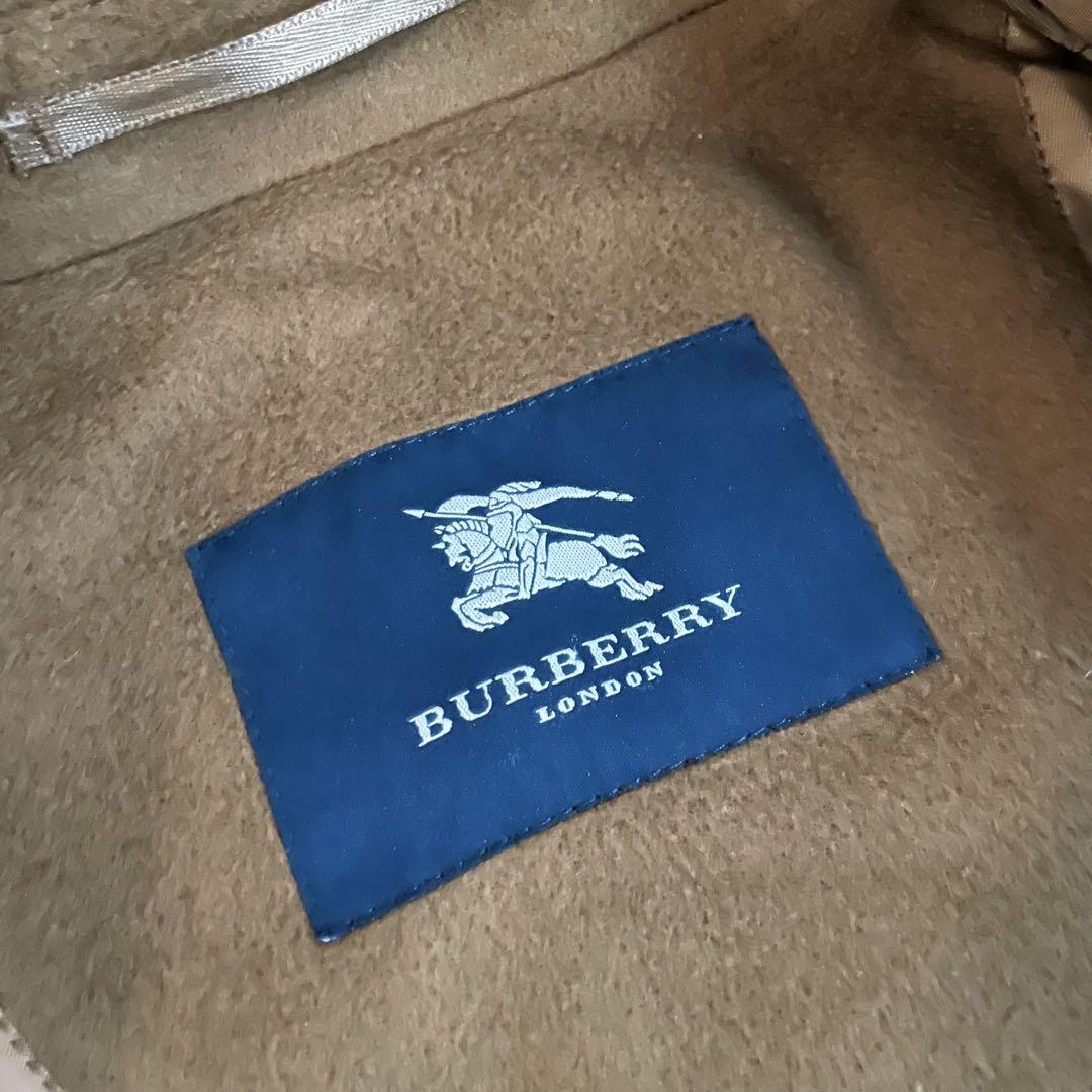 【Burberry】カシミヤ混 ウール ステンカラーコート