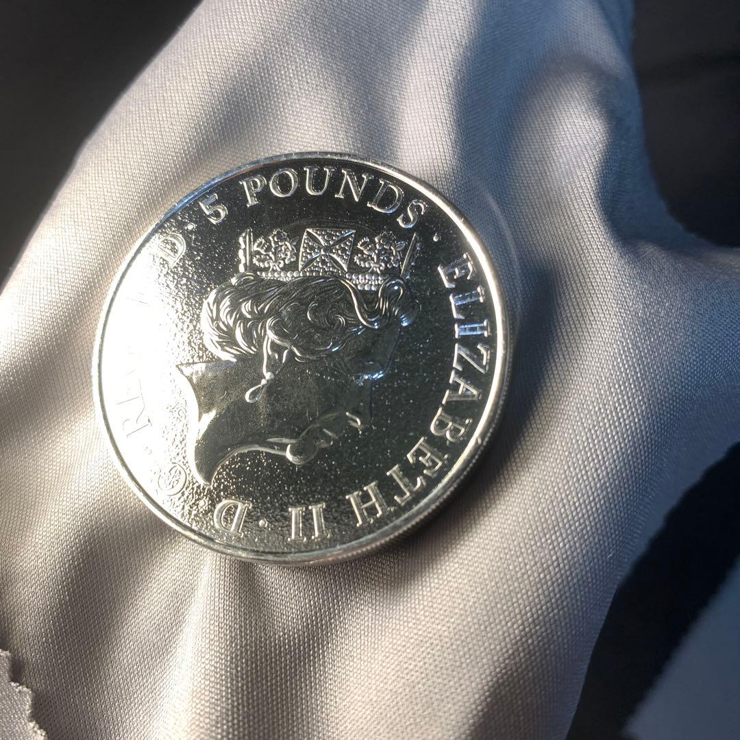 S3 純銀貨 2オンス クイーンズビースト　2016 ライオン・イングランド