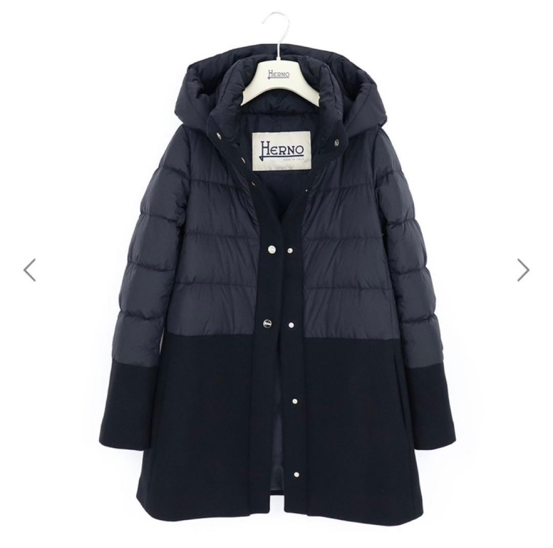 HERNO ダウンジャケット ネイビー