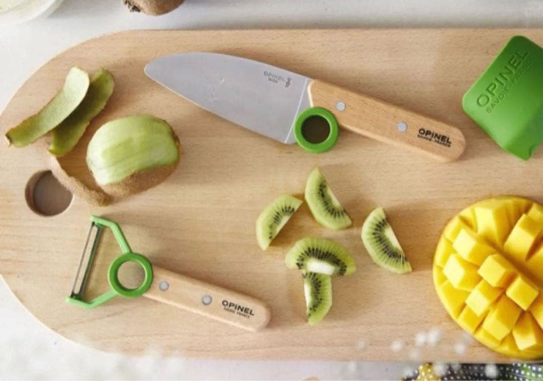 OPINEL オピネル キッズ ステンレス シェフナイフ プチシェフ ピーラー付