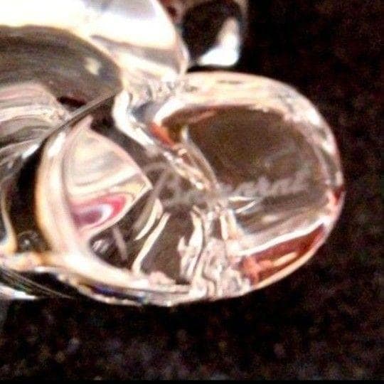 【新品】バカラ　いぬ　犬 　イヌ　ドック　オブジェ　 動物 　クリスタル