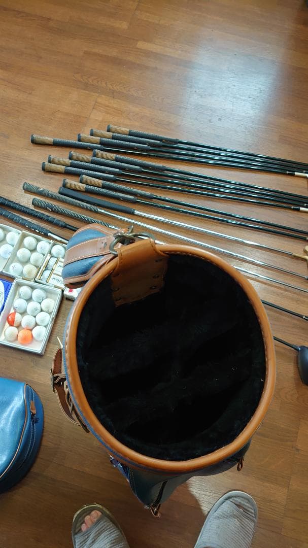 希少　左レフティ　ゴルフクラブ フルセット男性用　ゴルフセット1式+キャデバッグ