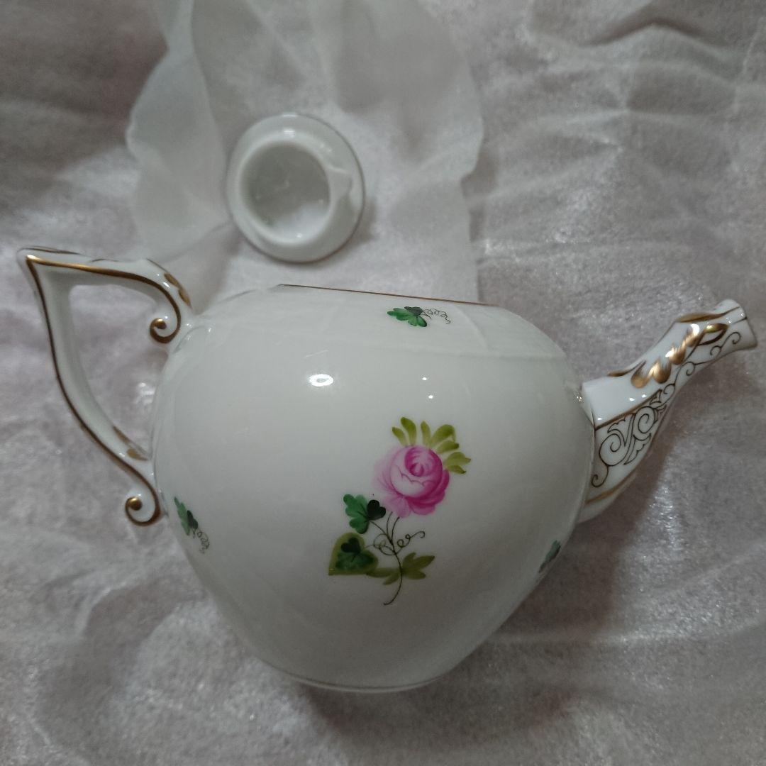 ウィーンの薔薇シンプル オリエンタルカップ&ソーサー ミニティーポット ヘレンド