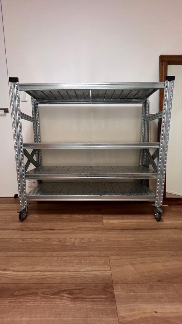 お引き取り限定　藤沢市　中古　LSISTEM メタルシステム　ラック