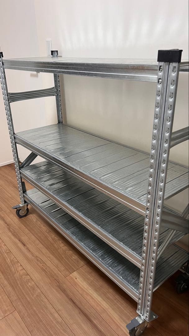 お引き取り限定　藤沢市　中古　LSISTEM メタルシステム　ラック