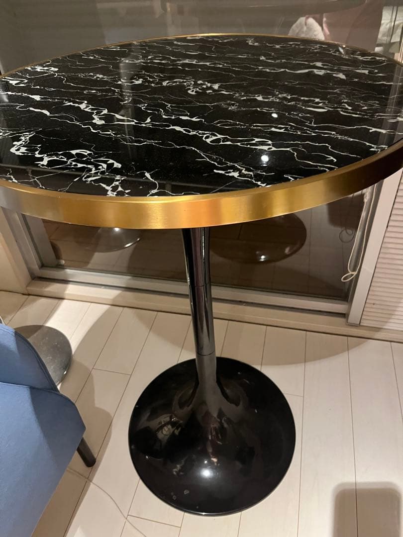 円形 バーテーブル 大理石 サンレモ