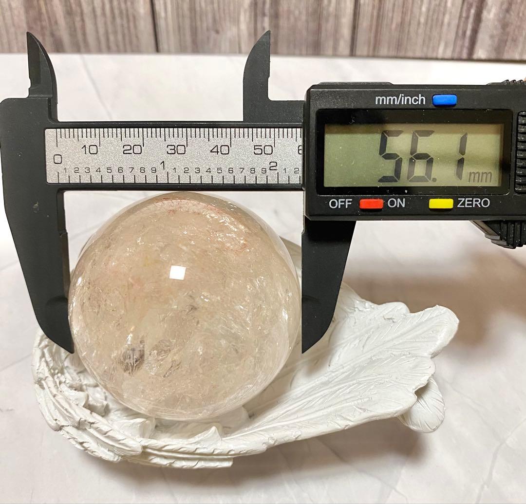 ピンククォーツ（ピンクアゼツライト）スフィア 台座付き